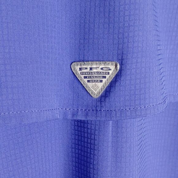 Columbia Women's Vibrant Blue Button Down Shirt - Picture 8 of 13